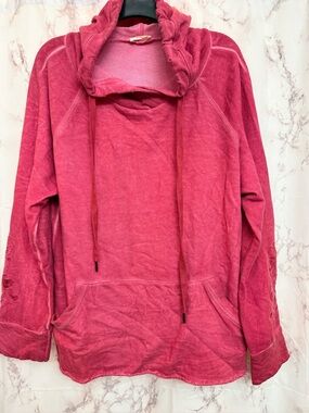 Hummingbird Washed Rose Hoodie